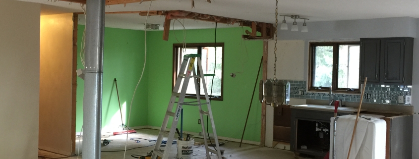 Kitchen before whole home renovation in Tuthill Highlands, Sioux Falls — Rosewood Homes