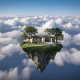 Custom home built by Rosewood Homes in Sioux Falls SD - dramatic sky view