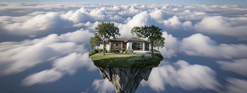 Custom home built by Rosewood Homes in Sioux Falls SD - dramatic sky view